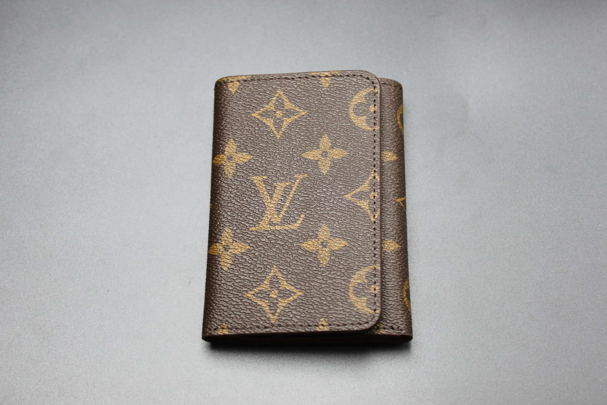 Louis Vuitton Brown, Pattern Print 1989 LV Monogram Trifold Wallet