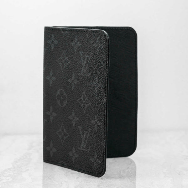 Louis Vuitton Monogram Eclipse iPad Cover M61870 Black Free Shipping 