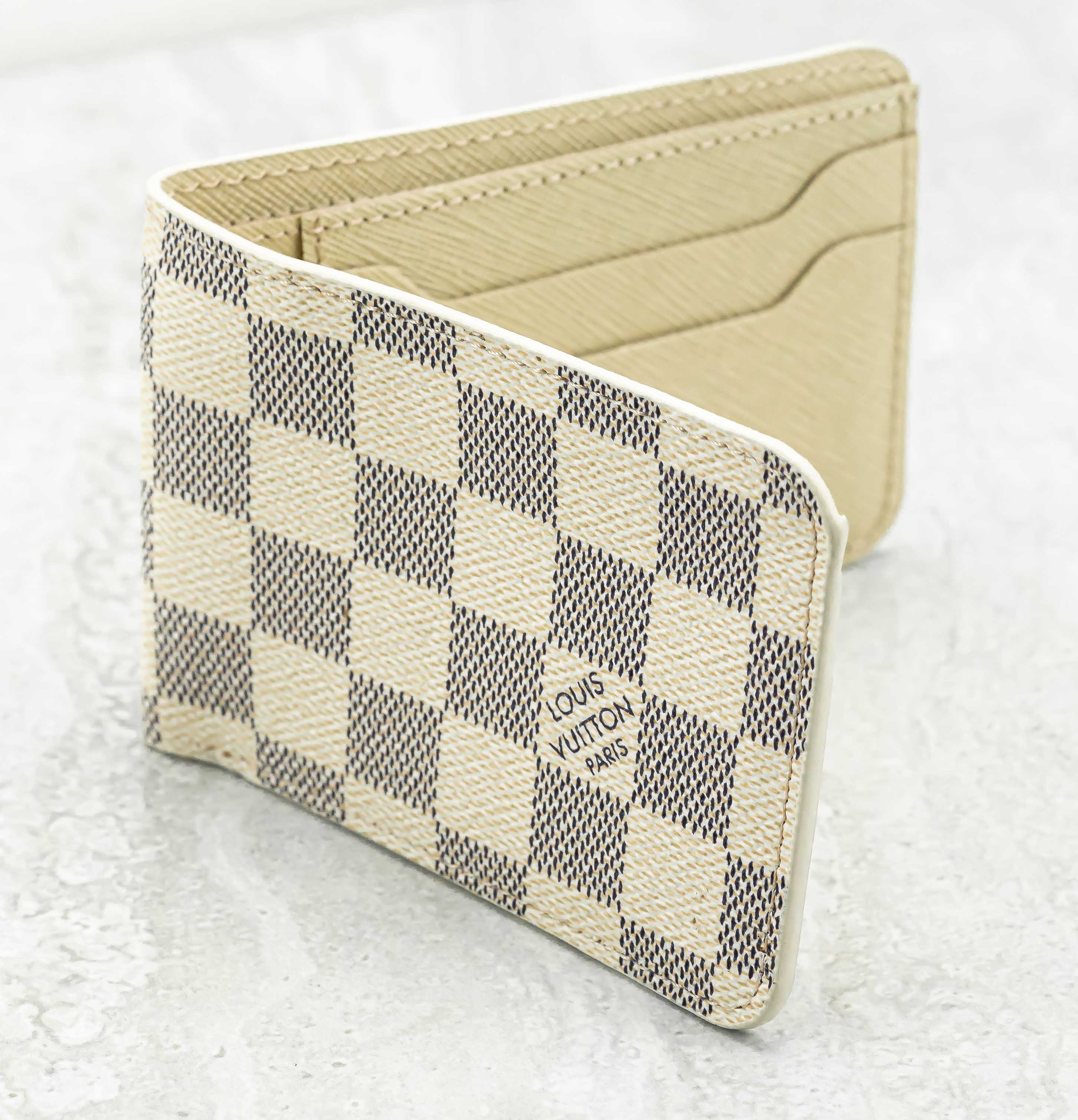 Damier Azur Repurposed LV Fold Wallet