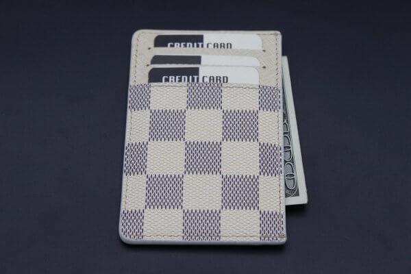 LOUIS VUITTON Damier Azur Card Case Pocket Organizer