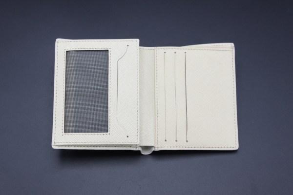 LOUIS VUITTON Bifold Wallet Portefeuille Origami Compact W Hook Snap Button  Damier Azur Ivory N63100 Men's Women's Billfold