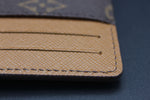 Brown Monogram LV Repurposed Card Holder