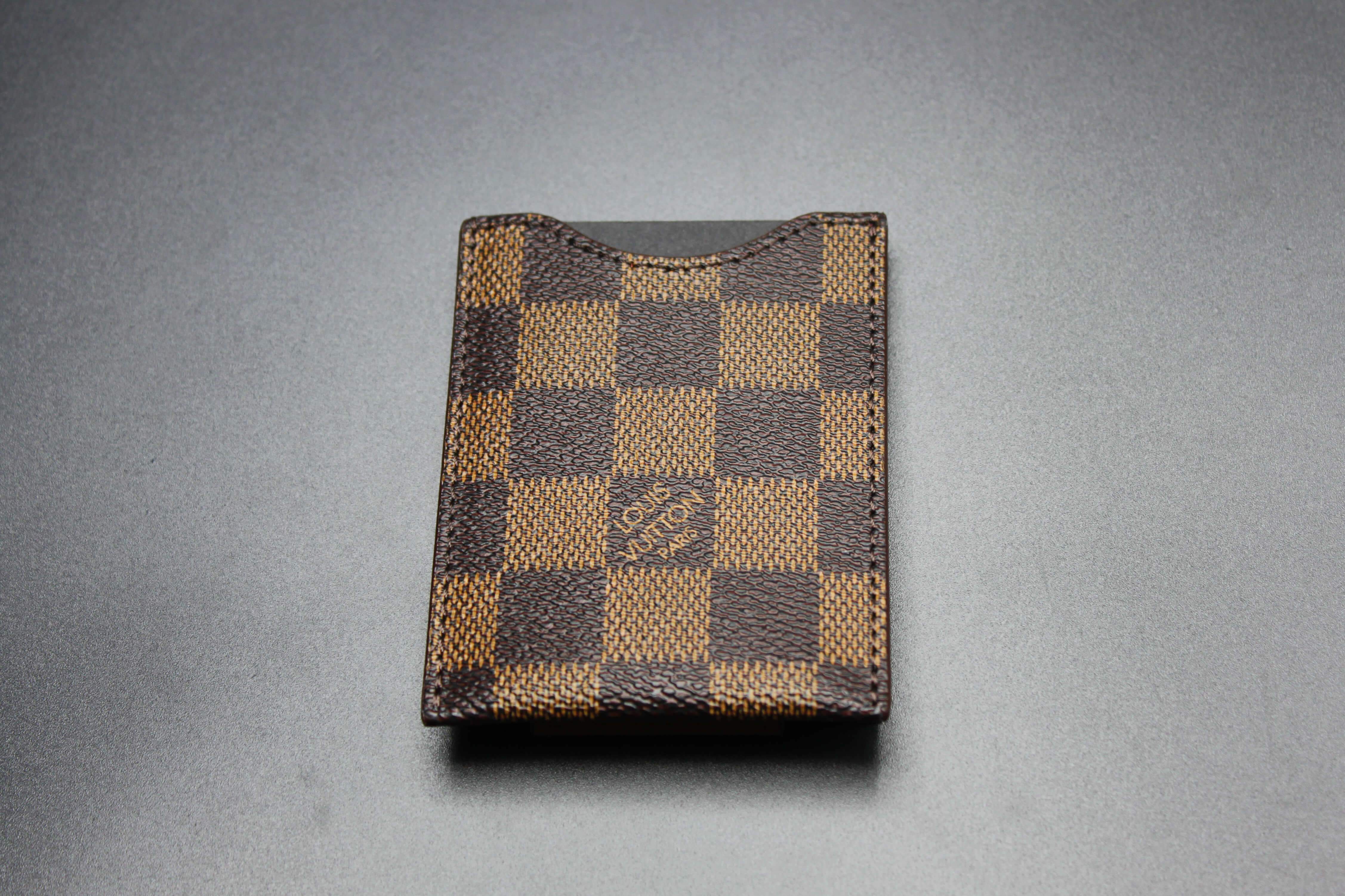 Louis Vuitton Lv money clip wallet Damier graphite