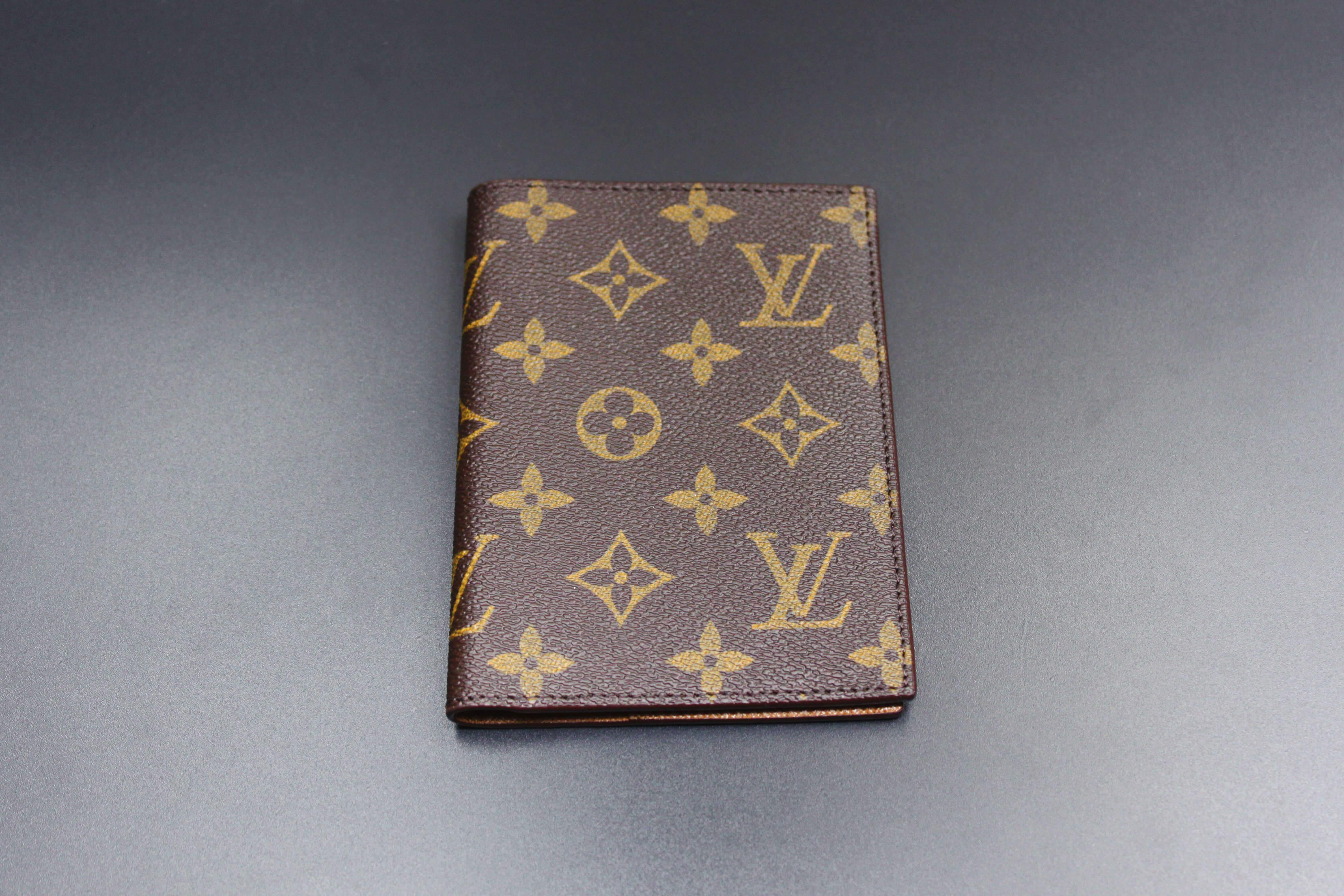 Repurposed Louis Vuitton - Upcycled Louis Vuitton - Louis Vuitton id badge  holder - LV id holder - U
