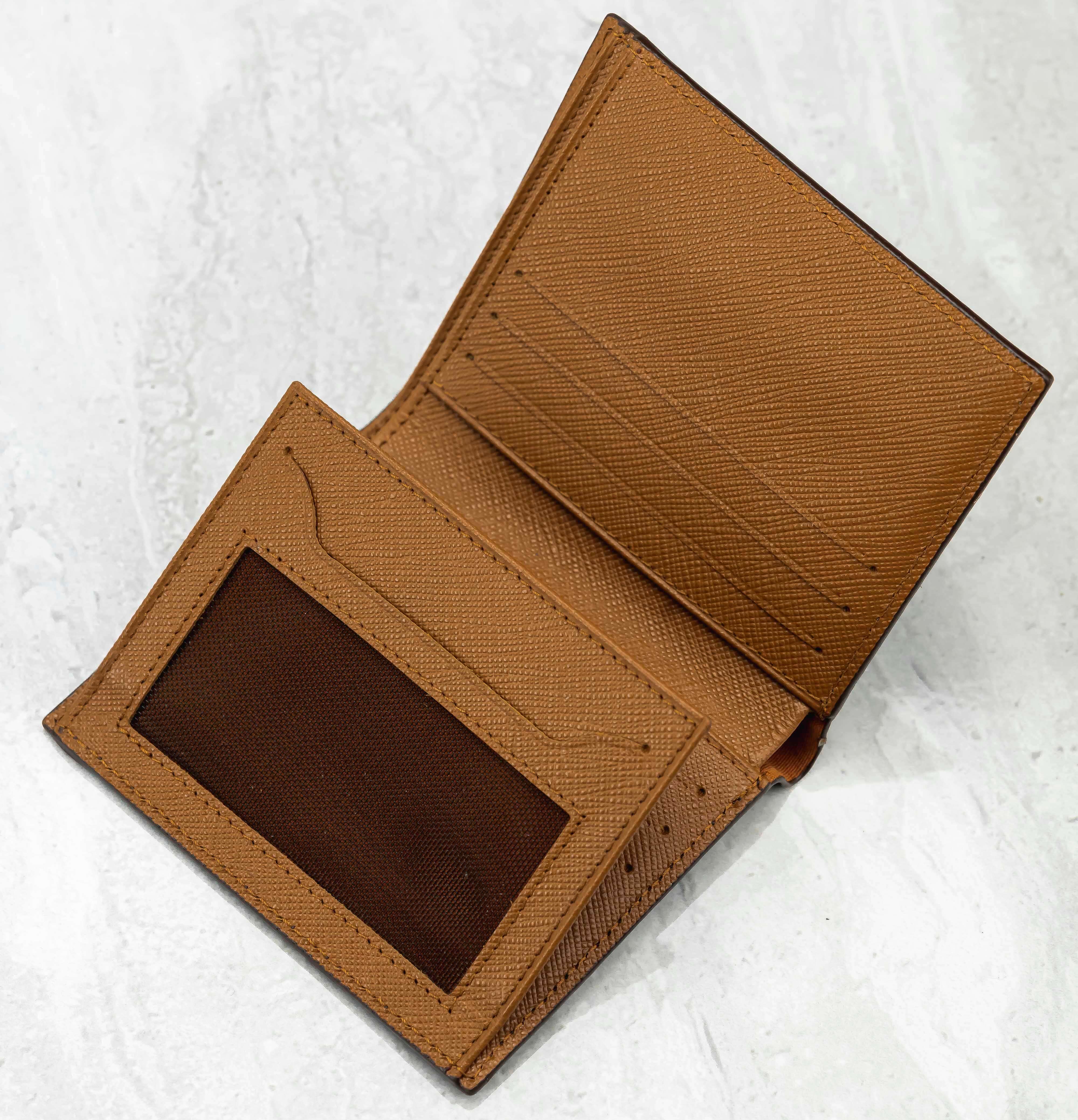 Brown Monogram Repurposed LV Folded Wallet