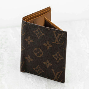 Brown Monogram Repurposed LV Folded Wallet