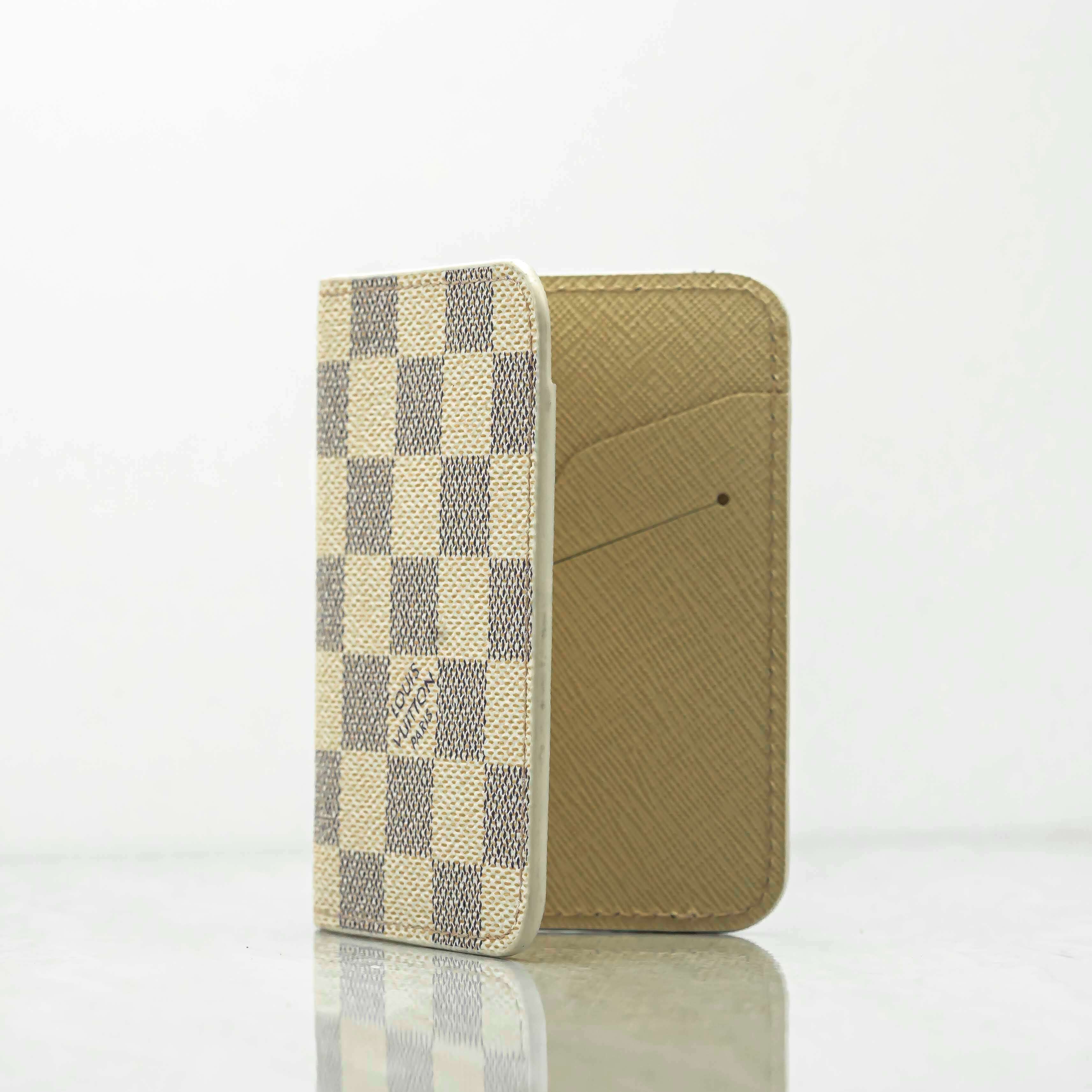 Upcycled Louis Vuitton 2-pocket Wallet - State & 3rd